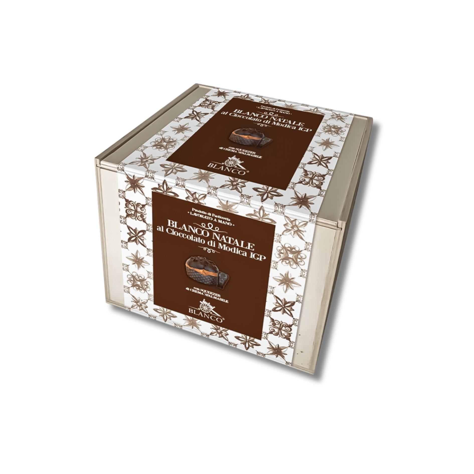 Box Legno Panettone al Cioccolato di Modica I.G.P