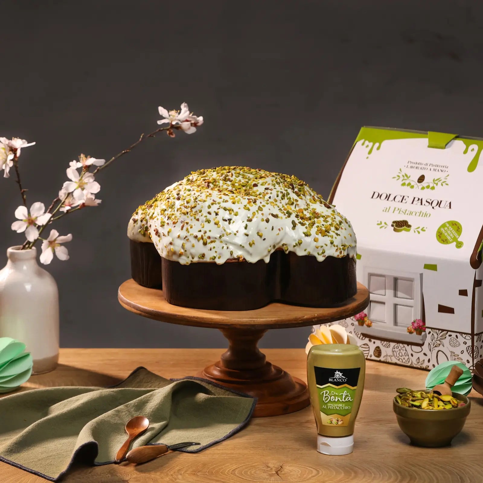 Colomba Artigianale al Pistacchio - Blanco Dolci
