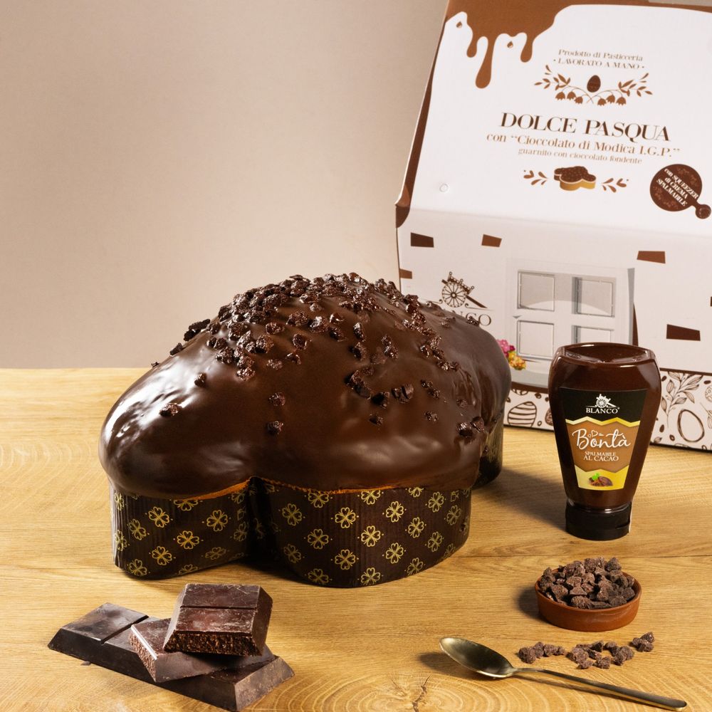 Colomba Artigianale al Cioccolato di Modica IGP