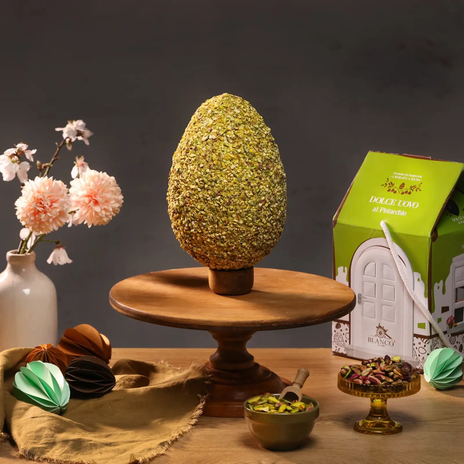 Uovo Artigianale al Pistacchio Siciliano da 500Gr - Blanco Dolci