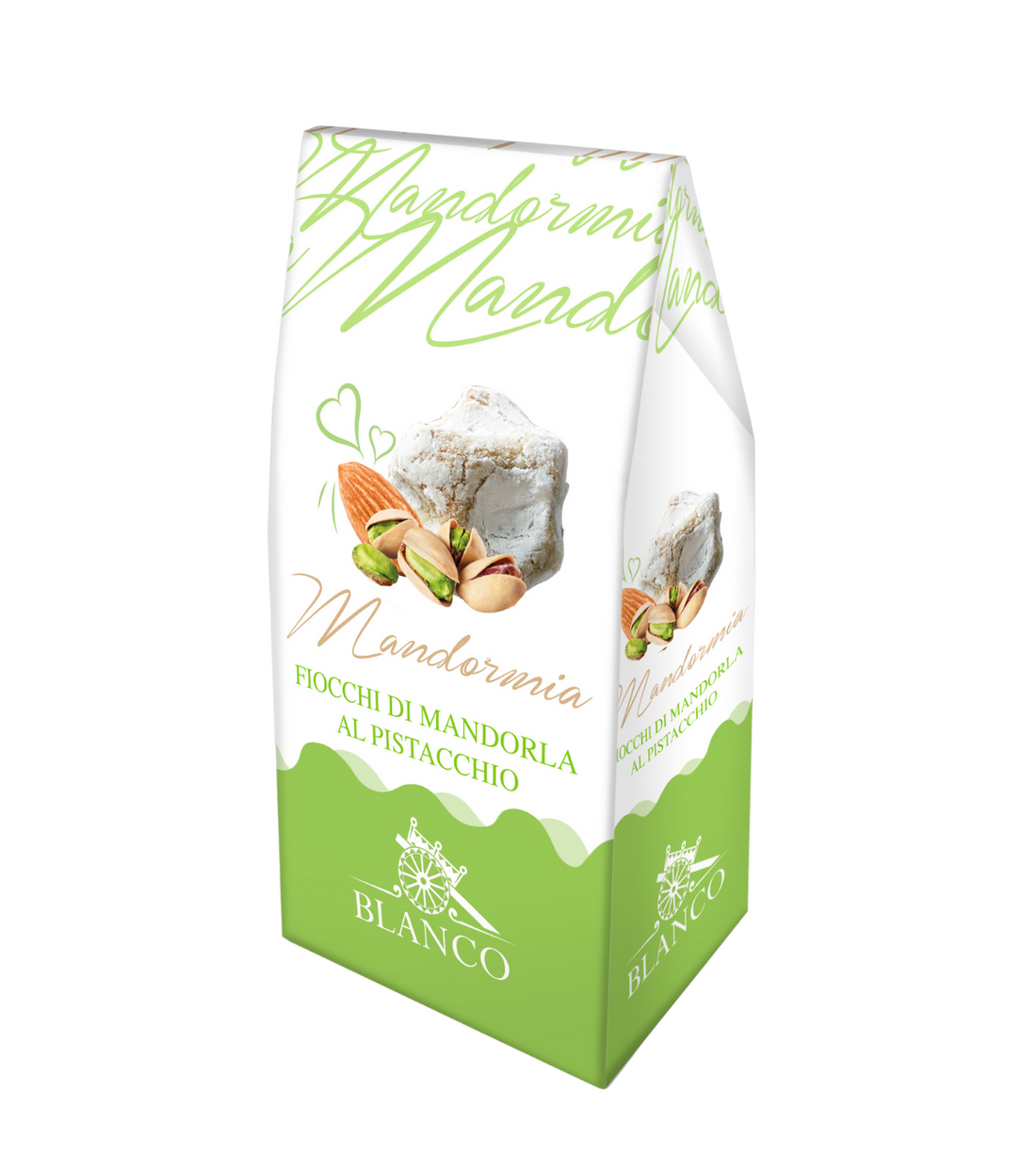Fiocchi di mandorla al Pistacchio