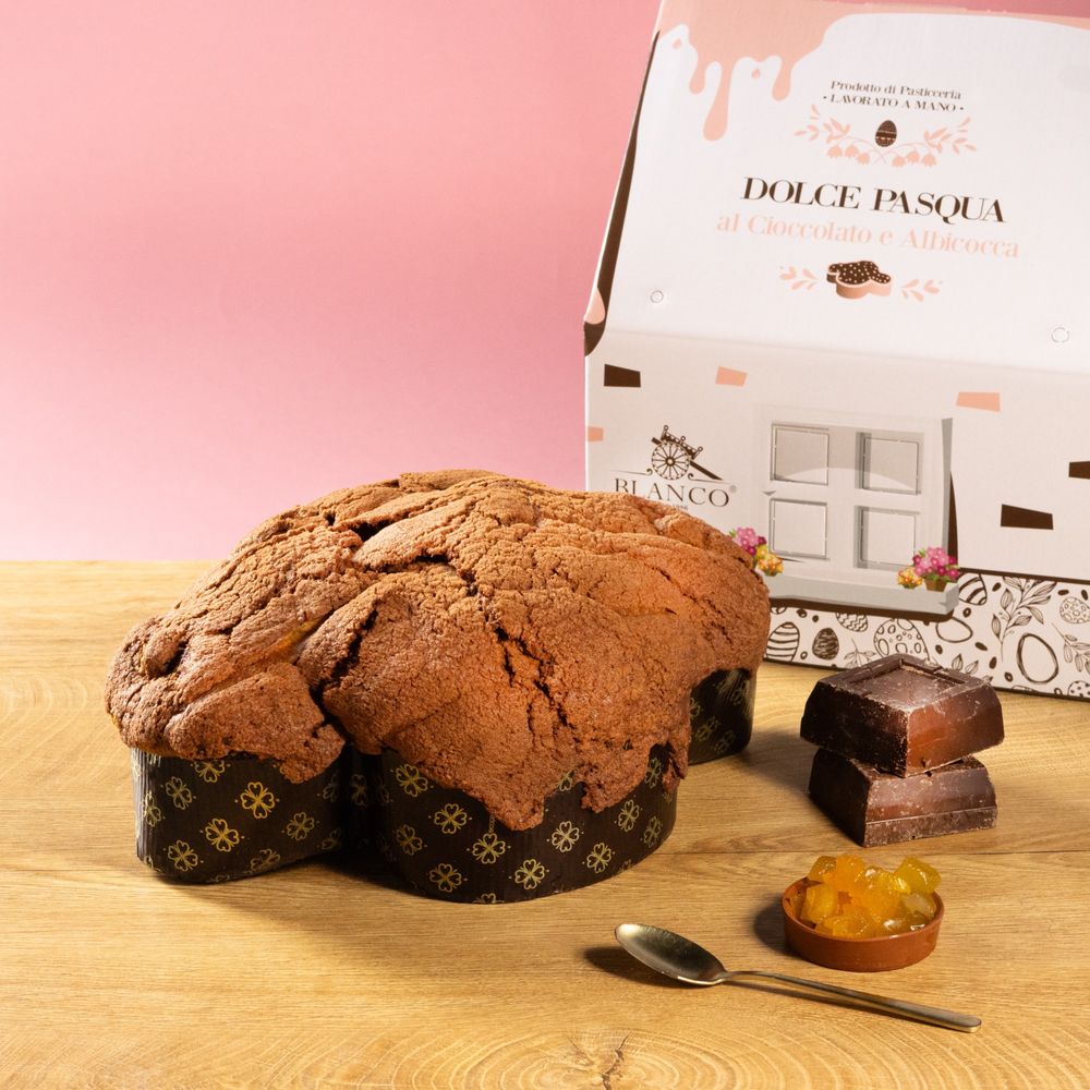 Colomba Artigianale con Cioccolato e Albicocca