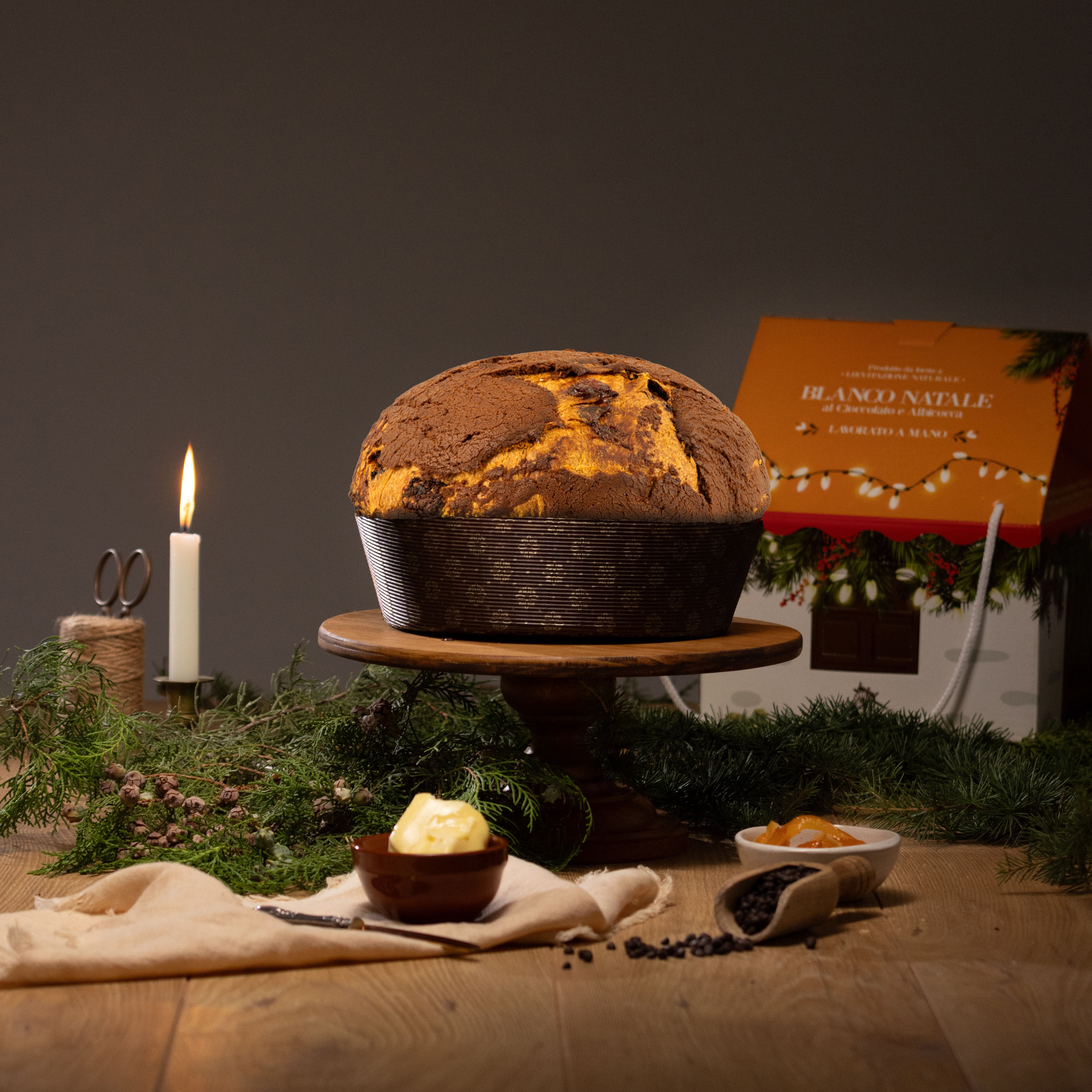 Panettone Cioccolato e Albicocca Blanco Dolci