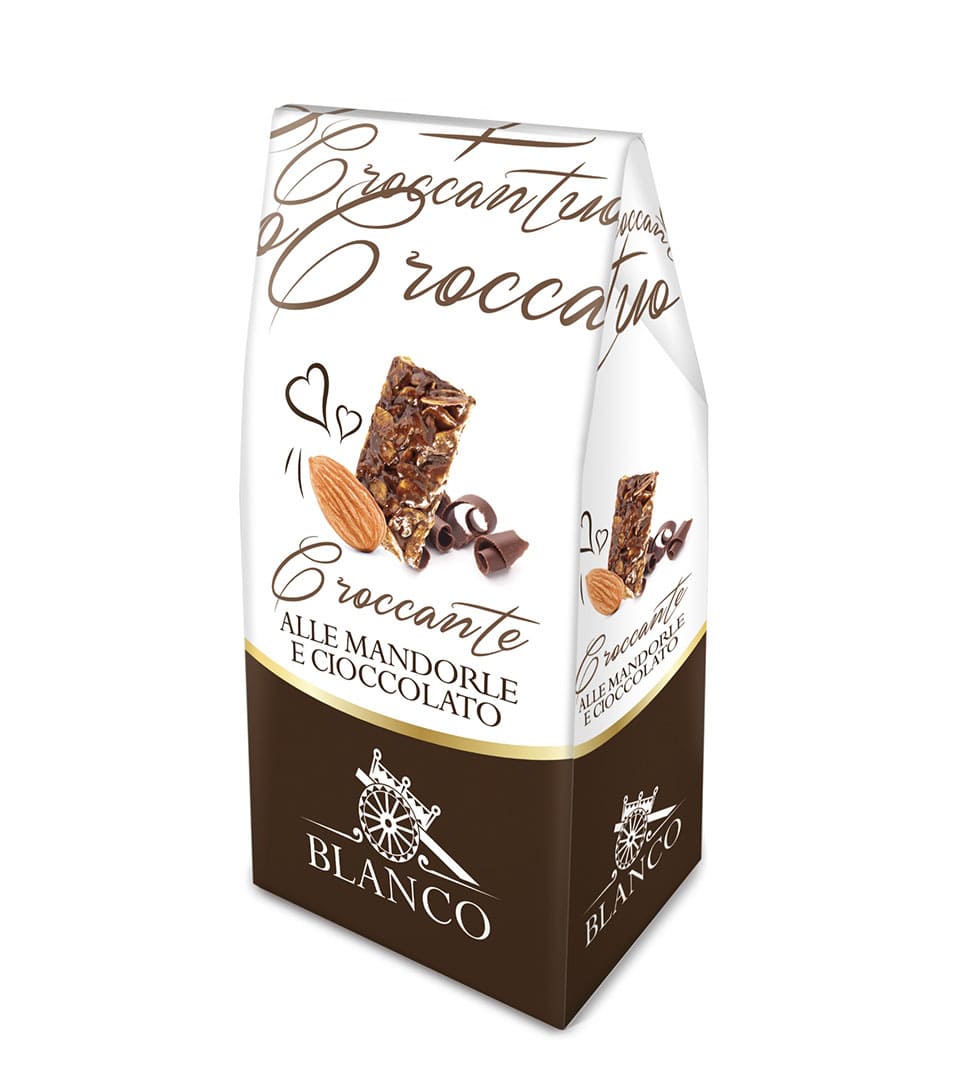 Croccante di mandorle e cioccolato
