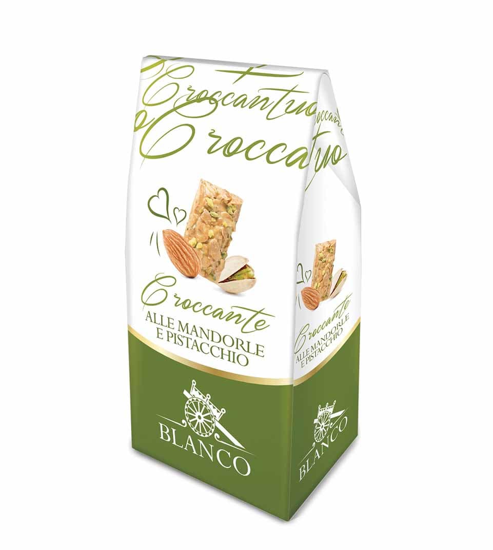8 pezzi croccante di mandorle e pistacchio