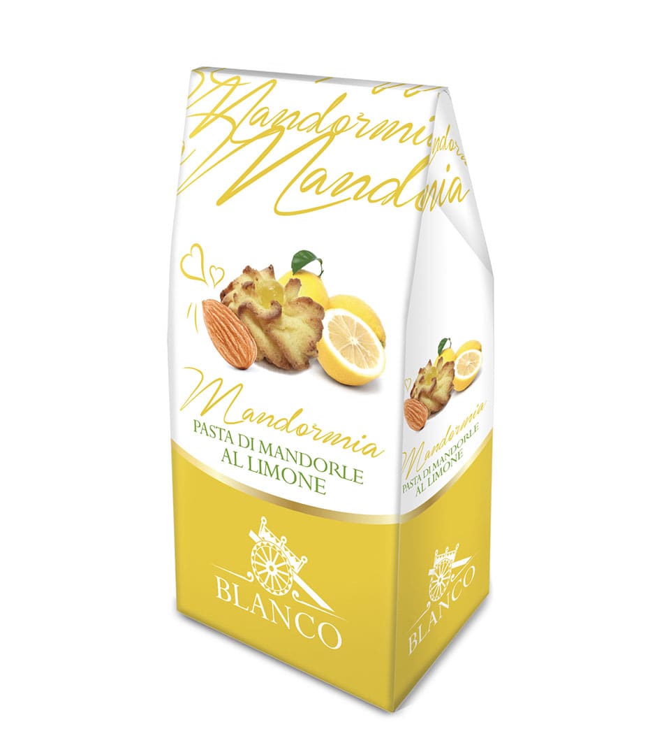 Pasta di mandorle al limone